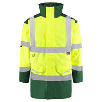 Leo Workwear Tawstock Leo Ecoviz 4K Baffle Lined Anorak Waterproof Jacket Coat