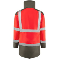 Leo Workwear Tawstock Leo Ecoviz 4K Baffle Lined Anorak Waterproof Jacket Coat
