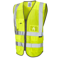 Leo Workwear Cobbaton Leo Ecoviz Mesh Superior Waistcoat Class 2 Hi Vis