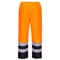 Portwest Hi-Vis Lined Rain Pants
