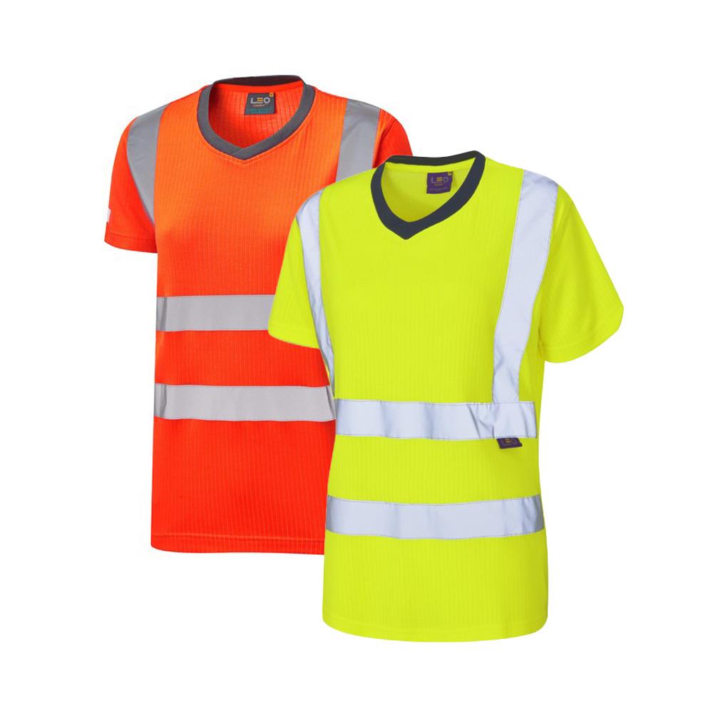 Leo Workwear Belstone Leo Ecoviz Comfort Womens T-Shirt