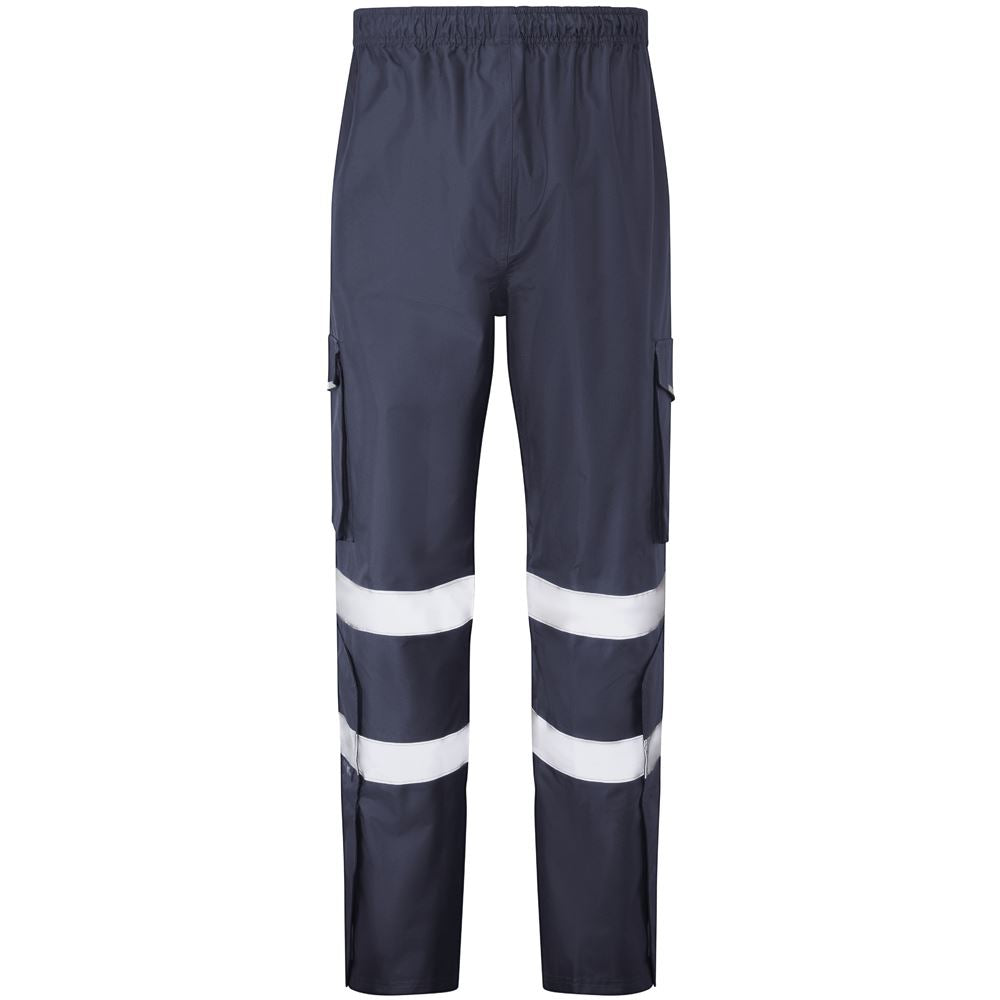 Leo Workwear Appledore Leo Ecoviz 4K Cargo Overtrouser Waterproof Reflective