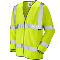 Leo Workwear Fremington Leo Ecoviz Mesh Sleeved Waistcoat