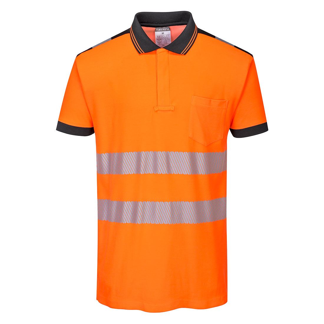 Portwest PW3 Hi-Vis Short Sleeve Polo Shirt
