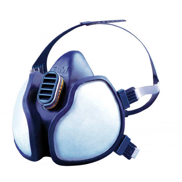 3M Maintenance Free Gas/ Vapour and Particulate Respirator 4000 Series 