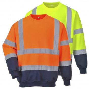 Two Tone Hi-Vis Sweatshirt Two Tone Hi-Vis Sweatshirt
