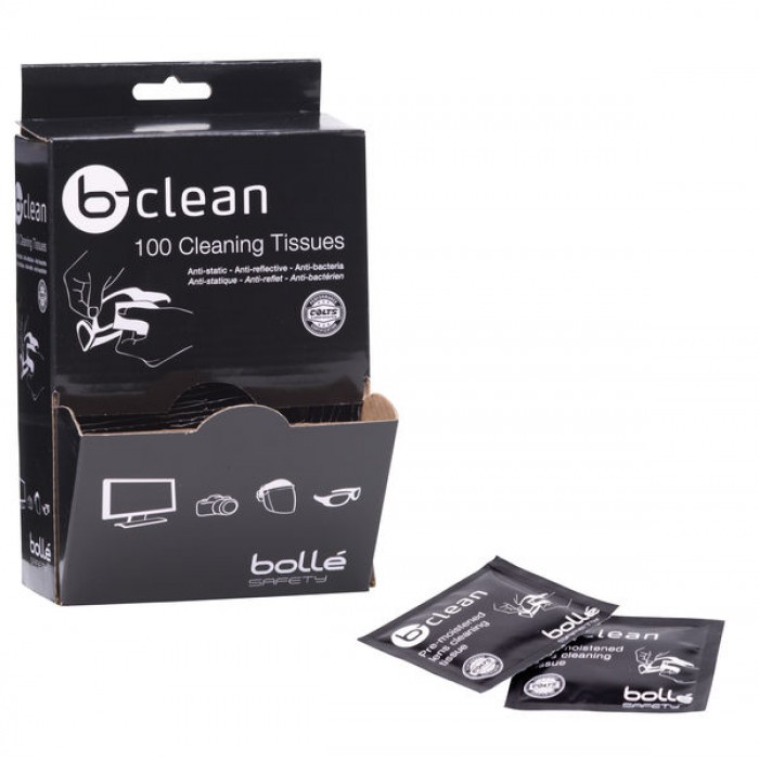 Bolle Lens Cleaning Wipes (100 Tissues)