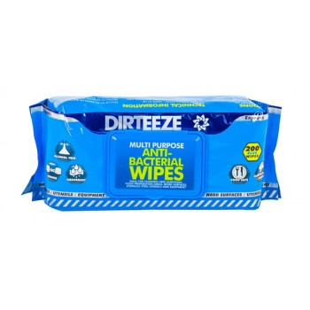 Dirteeze Anti-Bacterial Wipes (200 Wipes)
