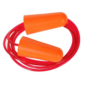 Corded PU Foam Ear Plug (Box of 200 Pairs) Corded PU Foam Ear Plug (Box of 200 Pairs)