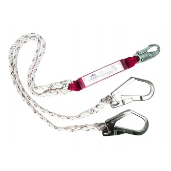 Double Lanyard With Shock Absorber Double Lanyard With Shock Absorber