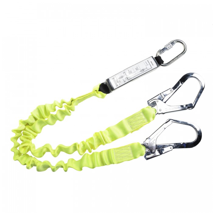 Double Lanyard Elasticated With Shock Absorber