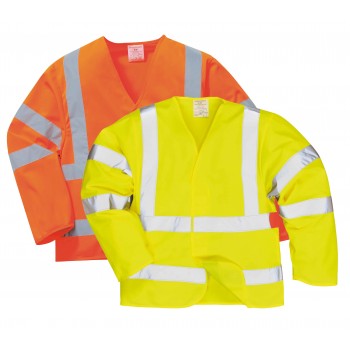 Hi-Vis Anti Static Jacket - Flame Resistant Hi-Vis Anti Static Jacket - Flame Resistant