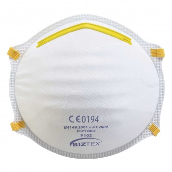 FFP1 Dust Mist Dolomite Respirator - Pack of 20 FFP1 Dust Mist Dolomite Respirator - Pack of 20