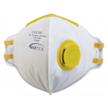 FFP1 Valved Dolomite Fold Flat Respirator - Pack of 20 FFP1 Valved Dolomite Fold Flat Respirator - Pack of 20