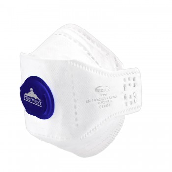 Eagle FFP2 Valved Dolomite Fold Respirator - Pack of 10 Eagle FFP2 Valved Dolomite Fold Respirator - Pack of 10