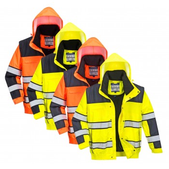 Hi-Vis Classic Bomber Jacket Hi-Vis Classic Bomber Jacket