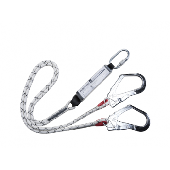 Double Kernmantle Lanyard With Shock Absorber 