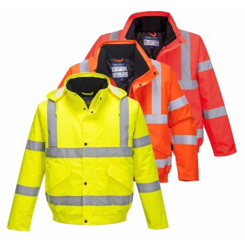 Hi-Vis Bomber Jacket Hi-Vis Bomber Jacket