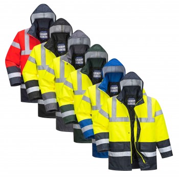 Hi-Vis Contrast Traffic Jacket Hi-Vis Contrast Traffic Jacket
