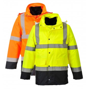 Hi-Vis 4-in-1 Contrast Traffic Jacket Hi-Vis 4-in-1 Contrast Traffic Jacket