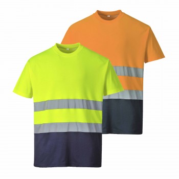 Two Tone Cotton Comfort T-Shirt Two Tone Cotton Comfort T-Shirt