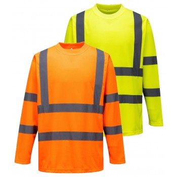 Hi-Vis Long Sleeved T-Shirt Hi-Vis Long Sleeved T-Shirt