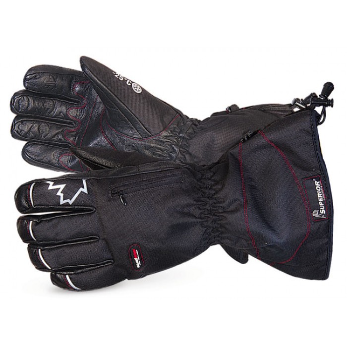 Snowforce Buffallo Leather Palm Winter Gloves 