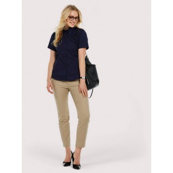 Ladies Pinpoint Oxford Half Sleeve Shirt Ladies Pinpoint Oxford Half Sleeve Shirt